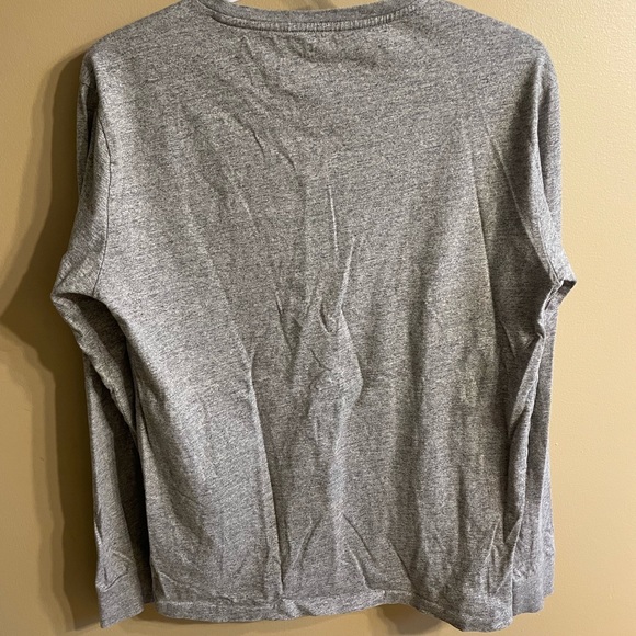 Polo by Ralph Lauren - long sleeve v-neck t-shirt - small navy blue horse symbol - Picture 4 of 4